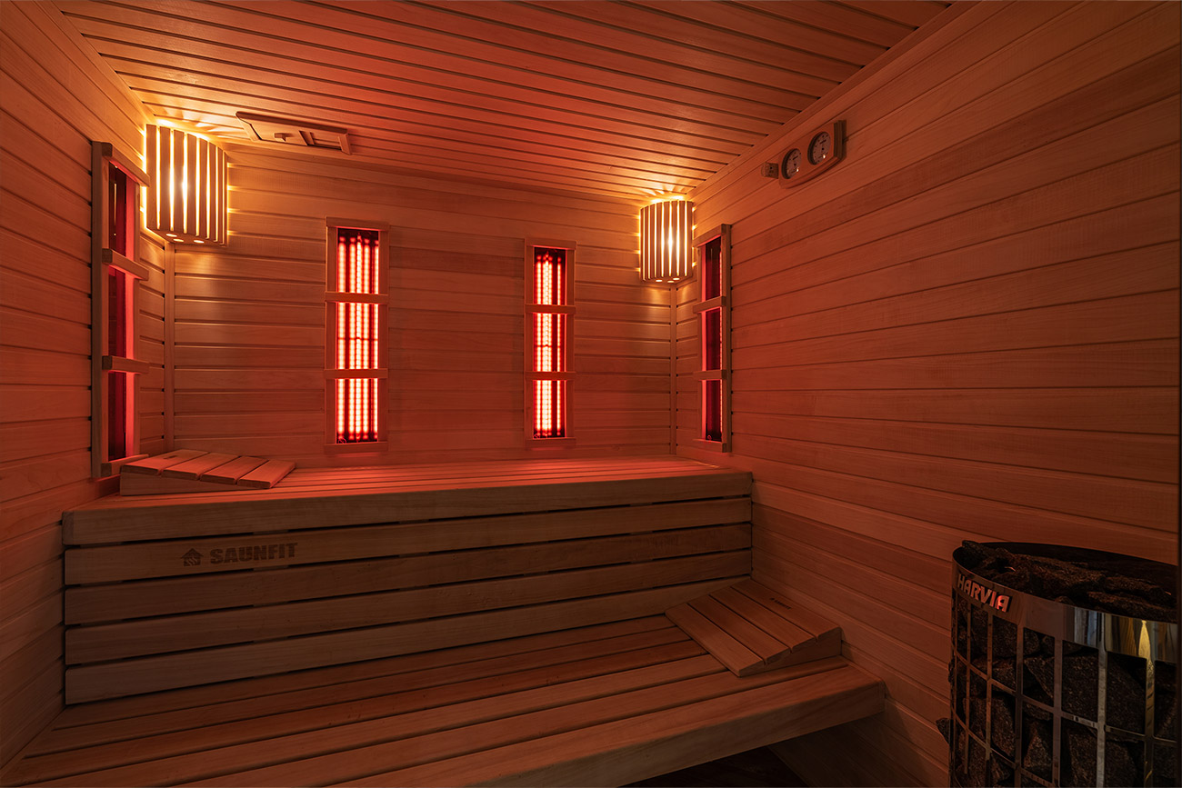 Fínska a Infra sauna s neobmedzeným vstupom na chate Serenity Skalka
